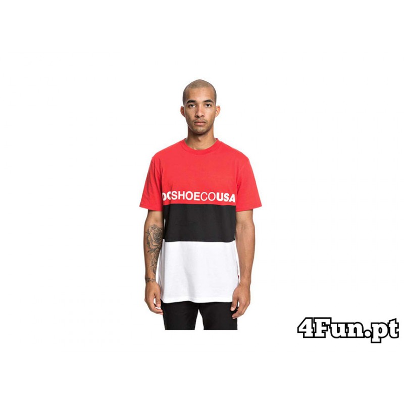 T-SHIRT DC SHOES GLENFERRIE SS VERMELHO